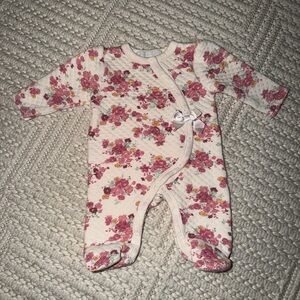 Catherine Malandrino Pink Floral Footie